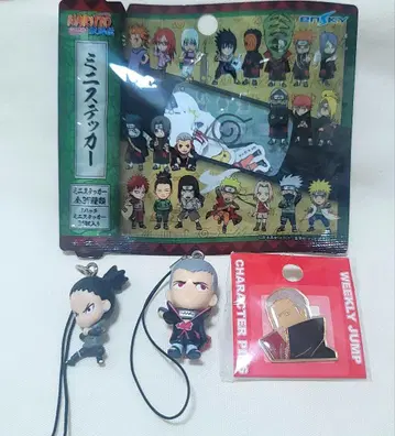 NARUTO 히단 시카마루 핀즈 스트랩 씰 세트