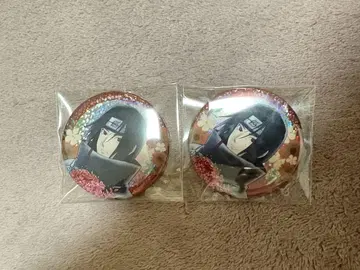 애니메이트 카페 NARUTO 글리터 캔뱃지 우치하 이타치