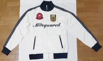 M2SQUARED 와펜 화이트 저지 자켓