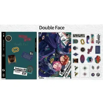 double face TRIP 여로 여행 파일 스티커 포스터