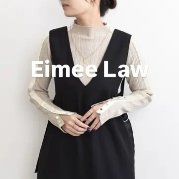 [ 새상품급 ] 에이미로우 배색 라인 랜덤 리브 니트