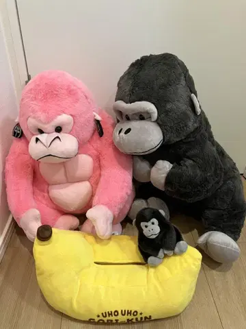 고릴라 봉제 인형 티슈 커버