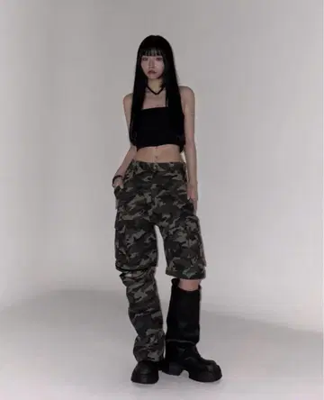 kiss the club 2way mode cargo pants