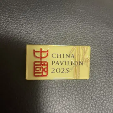 (귀중) 중국 파빌리온 2025 핀 배지 엑스포