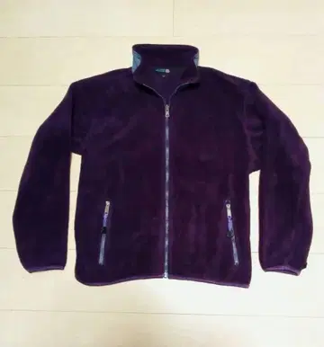 The North Face 보라색 플리스 자켓 풀 집업
