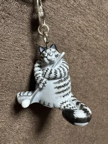 고양이 피규어 키링