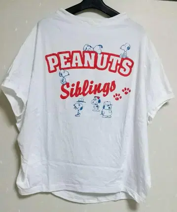 센소유니코 PEANUTS 스누피 티셔츠 화이트