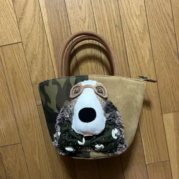 alfajill 패턴 동물 모티브 토트백