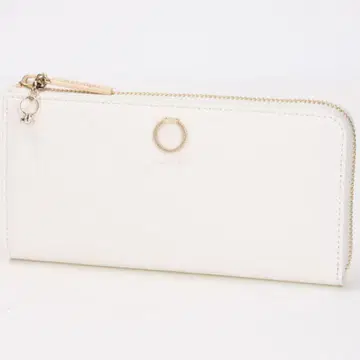 질스튜어트 이터널 L자 지퍼 장지갑 참 포함