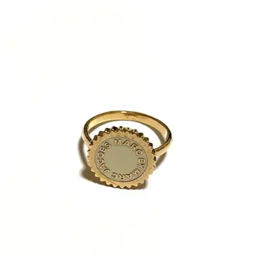 Marc By Marc Jacobs 로고 반지 골드 반지