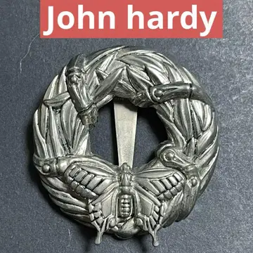 빈티지 John hardy 실버톤 버터플라이 클립