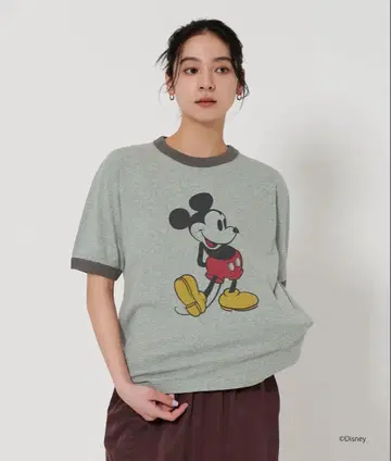 <TOWNCRAFT> Disney 링거 프린트 티셔츠