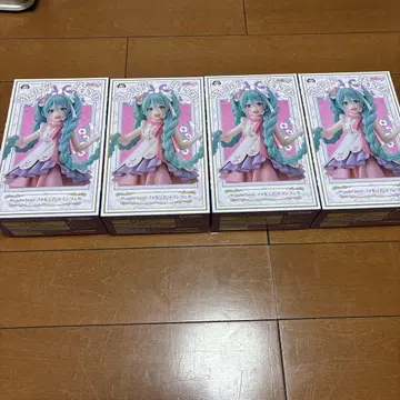 하츠네 미쿠 Wonderland 피규어 라푼젤 4개