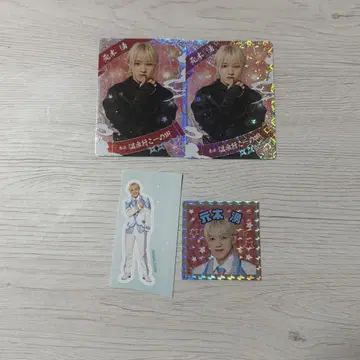 모토키 와쿠 닌자 컬렉션 2장 + 스티커 세트