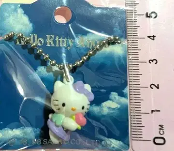 초레어! 헬로키티 엔젤 키볼체인 미개봉 당시 제품