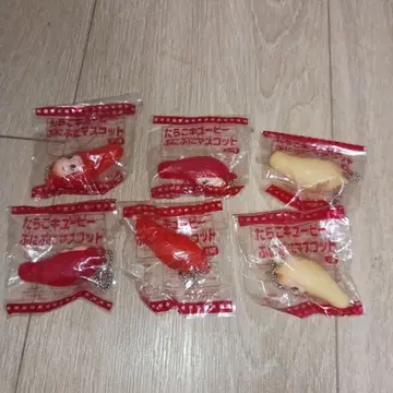 명란 젓 큐피 키링 6세트