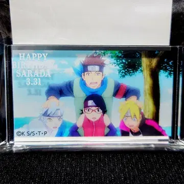 BORUTO 아크릴 블록 코노하마루 보루토 사라다 미츠키