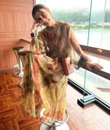 UND WILLOW PAINT DRESS 아메리빈티지