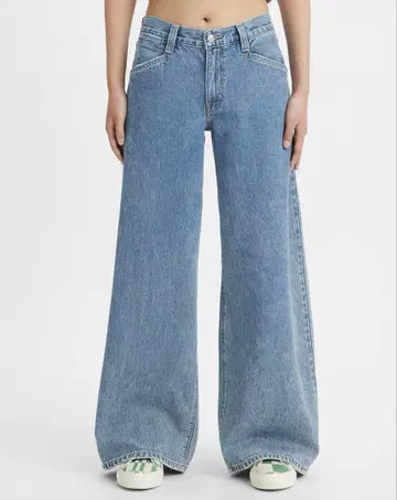 리바이스 94 BAGGY WIDE LEG 청바지 미디엄 인디고