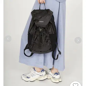 emmi 패커블 백팩 블랙 백팩