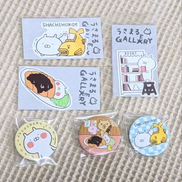 우사마루 GALLERY 스티커 캔뱃지