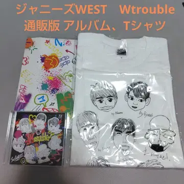 쟈니즈WEST Wtrouble 통판반 앨범, T셔츠 미개봉 새상품