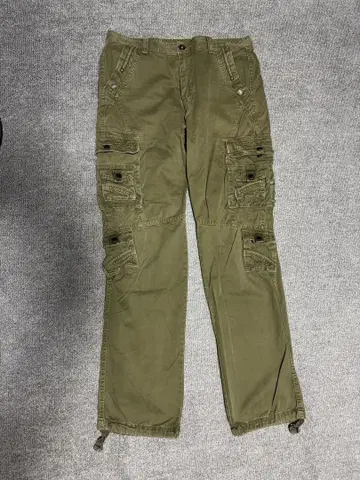 JUNYE JEANS 기믹 카고 팬츠 멀티 포켓