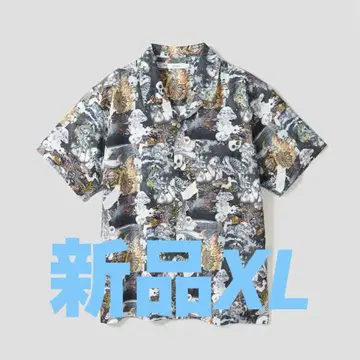 XL 그라니프 graniph 요괴 대집합 미즈키 시게루 오픈 카라 셔츠