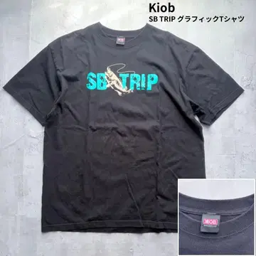 [ Kiob ] SB TRIP 낚시 그래픽 티셔츠 블랙 XXL