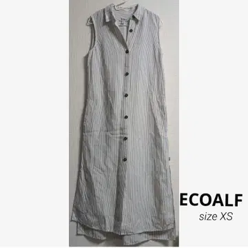 ECOALF 스트라이프 셔츠 원피스 XS