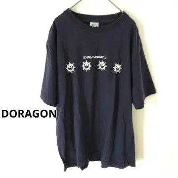 새상품급 DORAGON 네이비 티셔츠 미국제 코튼