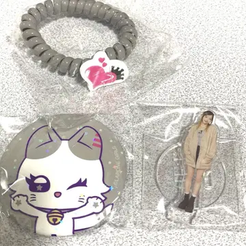 3세트 ME:I 캡슐 토이 캔뱃지 미니 아크릴 스탠드 시미즈 케이코