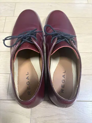REGAL 버건디 가죽 비즈니스 슈즈 26cm