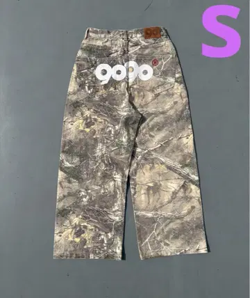 9090 OG 로고 Painted 데님 팬츠