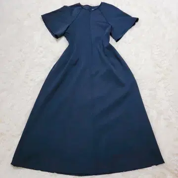 WE'RTHY 원피스 반팔 네이비 M 노자와 와카 워시