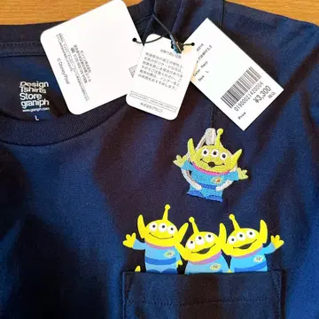 [미사용 새상품] 토이 스토리 에이리언 남성용 T셔츠 L사이즈