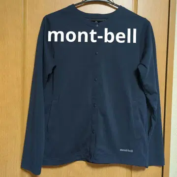 mont-bell 버튼 가디건 M 사이즈 네이비 여성용