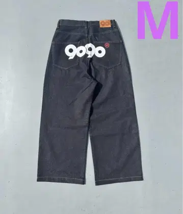 9090 OG Logo Painted Denim Pants