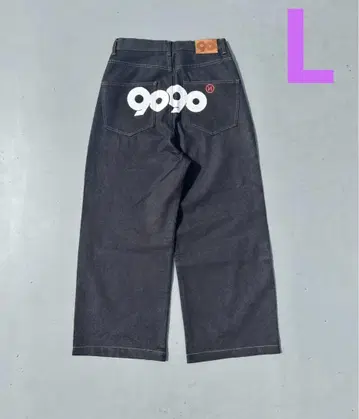 9090 OG Logo Painted Denim Pants