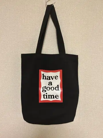 have a good time 토트백 블랙
