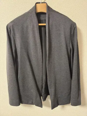 ZARA 노카라 자켓 그레이