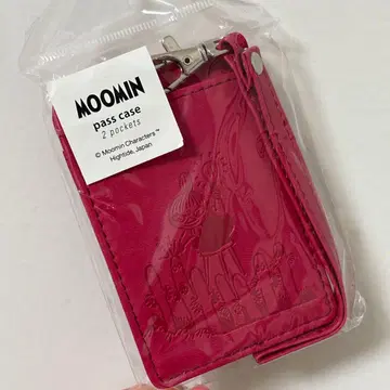 MOOMIN 패스 케이스 핑크