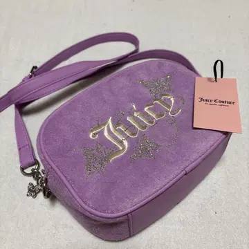 새상품 juicy Couture 쥬시 꾸뛰르 퍼플 타월 숄더백