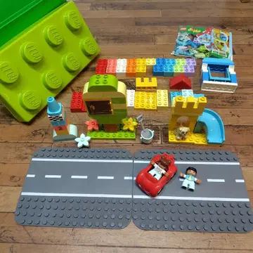 LEGO 10914 레고 듀플로 duplo + 도로 기초판 2개