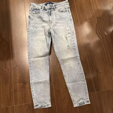 GAP 데님 스키니 G빵 레깅스 데미지