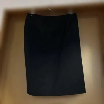 세탁 가능 블랙 정장 스커트