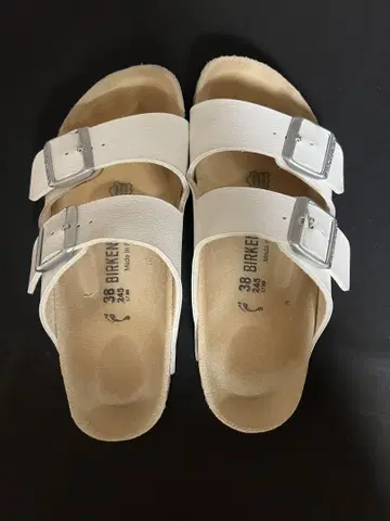 [ 버켄스탁 ] 애리조나 화이트 여성용 38 24.5cm