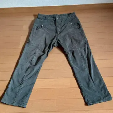 mercibeaucoup 뒤앞 팬츠 카키 Y2K 스트릿 개성파
