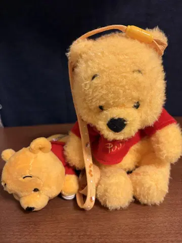 디즈니 푸우 봉제 인형 2종