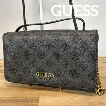 [GUESS] 게스 크로스 스트랩 숄더 월렛 백 그레이